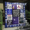 Behind Very Good Goalie Blue Quilt Blanket Vh09  Quilt